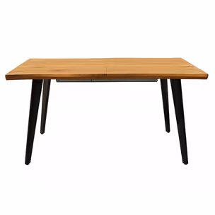Stół rozkładany FRESNO 120/180x80 - dąb/czarny