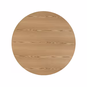 Stół okrągły ANGEL 100 cm - dąb/kaszmir