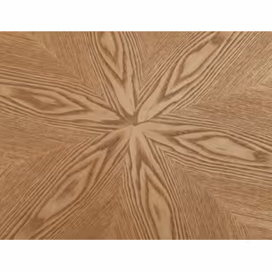 Stół okrągły ANGEL 100 cm - dąb/czarny