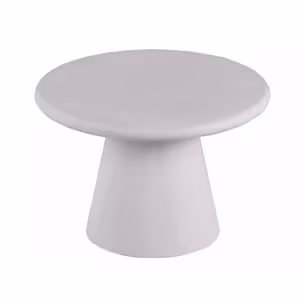 Ława okrągła AURORA 60 cm - jasny szary
