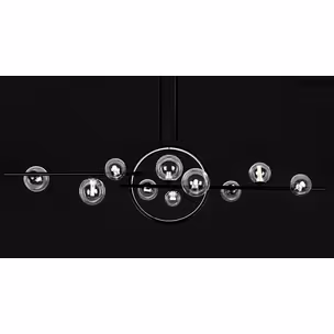 MOOSEE Lampa wisząca ALURE LINE TWIN 120 - czarny
