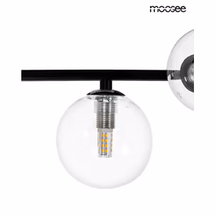 MOOSEE Lampa wisząca ALURE LINE TWIN 90 - czarny