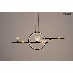 MOOSEE Lampa wisząca ALURE LINE TWIN 90 - czarny