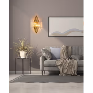 MOOSEE Lampa ścienna TOWERS - złoty