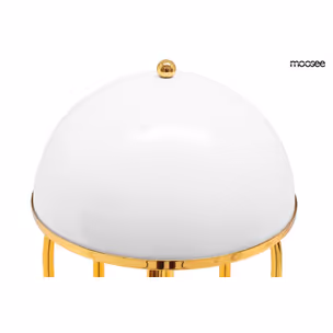 MOOSEE Lampa stołowa BOTTEGA - złoty/biały
