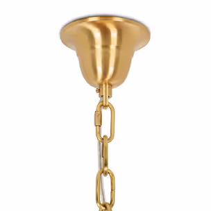 MOOSEE Lampa wisząca TIFFANY 135 - biały/mosiądz