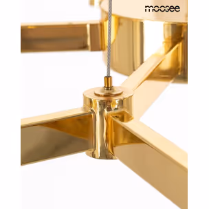 MOOSEE Lampa wisząca TUBS 10 - złoty