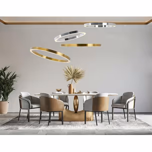 MOOSEE Lampa wisząca RING 40 - złoty