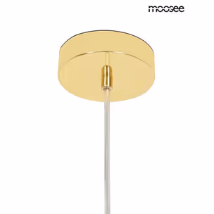 MOOSEE Lampa wisząca ALURE OVAL 120 - złoty/mleczny