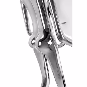 MOOSEE Lampa podłogowa HUMAN SILVER PREMIUM - srebrny