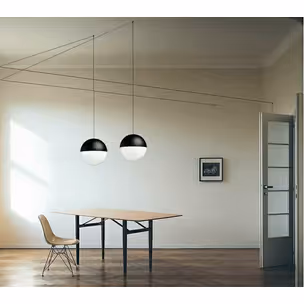 MOOSEE Lampa ścienna BOWL DUO - czarny