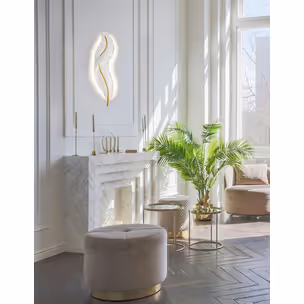 MOOSEE Lampa ścienna IKAR 60 - biały/złoty