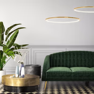 MOOSEE Lampa wisząca RING SLIM 80 - złoty