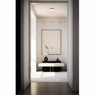 MOOSEE Lampa wisząca RING SLIM 100 - złoty