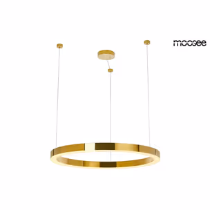 MOOSEE Lampa wisząca RING LUXURY 90 - złoty