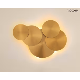 MOOSEE Lampa ścienna SCUDO - złoty