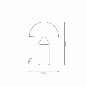 MOOSEE Lampa biurkowa FUNGO - złoty