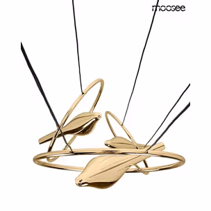 MOOSEE Lampa wisząca BIRD DISC - złoty