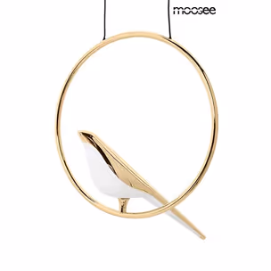 MOOSEE Lampa wisząca BIRD DISC - złoty