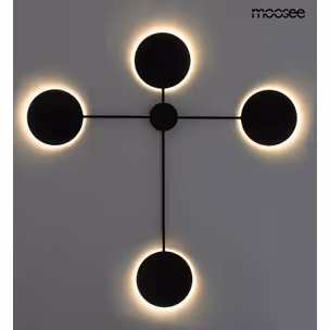 MOOSEE Lampa ścienna SHADOW 4 - czarny