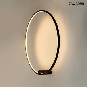 MOOSEE Lampa ścienna HOOP 60 - czarny