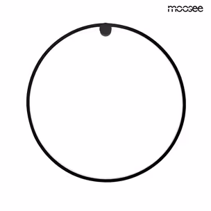 MOOSEE Lampa ścienna HOOP 60 - czarny