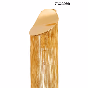 MOOSEE Lampa ścienna LAMBADA z łańcuszkami - złoty