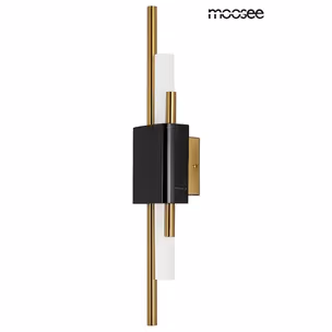 MOOSEE Lampa ścienna EVANS - czarny/złoty