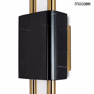 MOOSEE Lampa ścienna EVANS - czarny/złoty