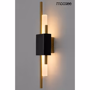 MOOSEE Lampa ścienna EVANS - czarny/złoty