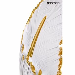 MOOSEE Lampa ścienna PIÓRKO - biały/złoty