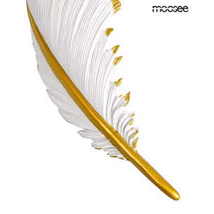 MOOSEE Lampa ścienna PIÓRKO - biały/złoty