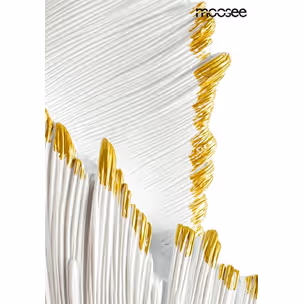 MOOSEE Lampa ścienna PIÓRKO - biały/złoty