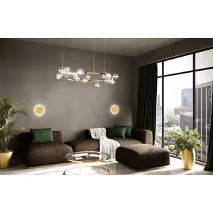 MOOSEE Lampa ścienna SHADOW SUN 30 - złoty