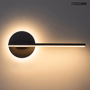 MOOSEE Lampa ścienna HORIZON - czarny