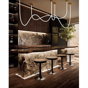 MOOSEE Lampa wisząca LASSO 400 Smart - złoty