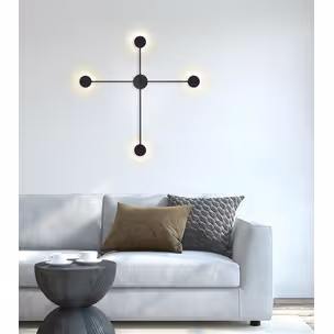 MOOSEE Lampa ścienna SHADOW 4 CLOSE - czarny