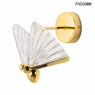 MOOSEE Lampa ścienna BUTTERFLY M - złoty