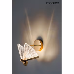 MOOSEE Lampa ścienna BUTTERFLY M - złoty