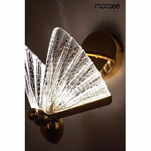 MOOSEE Lampa ścienna BUTTERFLY M - złoty