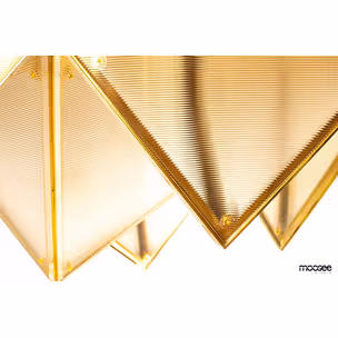 MOOSEE Lampa sufitowa/plafon PYRAMIDS - złoty