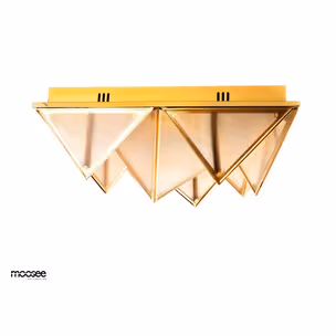 MOOSEE Lampa sufitowa/plafon PYRAMIDS - złoty