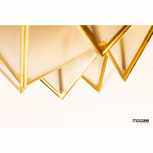 MOOSEE Lampa sufitowa/plafon PYRAMIDS - złoty