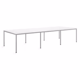 Biurko NOBE WORKSTATION 6 - biały/szary