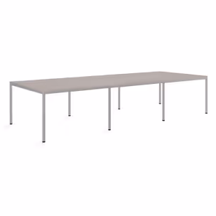Biurko NOBE WORKSTATION 6 - beżowy/szary
