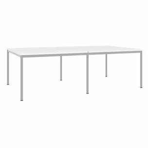 Biurko NOBE WORKSTATION 4 - biały/szary
