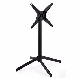 Stolik z odchylanym blatem NEXUS 80x80 - orzech/czarny