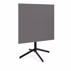 Stolik z odchylanym blatem NEXUS 80x80 - antracyt/czarny