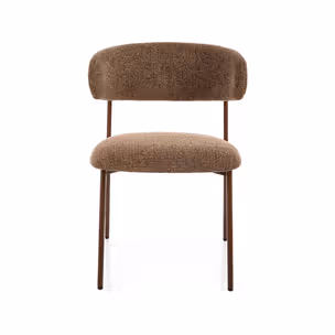 Krzesło tapicerowane ELTON D - orzech/cappuccino 45 Noelle