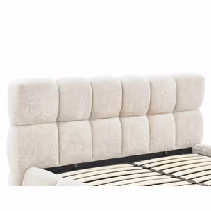 Łóżko z pojemnikiem PARMA Raven 160x200 - beżowy Raven 24